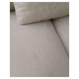 Icelyn 3 Piece Modern and Soft Upholstered Corner Sectional with 6 Throw Pillows, 78.7 Inch Wide- Retail: $2819