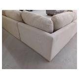 Icelyn 3 Piece Modern and Soft Upholstered Corner Sectional with 6 Throw Pillows, 78.7 Inch Wide- Retail: $2819