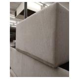 Icelyn 3 Piece Modern and Soft Upholstered Corner Sectional with 6 Throw Pillows, 78.7 Inch Wide- Retail: $2819