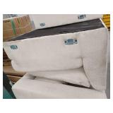 Icelyn 3 Piece Modern and Soft Upholstered Corner Sectional with 6 Throw Pillows, 78.7 Inch Wide- Retail: $2819