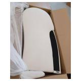 US Pride Furniture Armless Half Moon Shaped Sectional Sofa, Ivory, (Incomplete, Left Side Only)