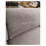 Bodhild 115.7 Inch Boucle 3 Piece Modular Sofa, Gray- Retail: $2690