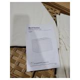 Storage Basket with Lid Rattan Woven Storage Baskets with 2 Separate Lids, 17.2 Gallon (65 L), 22 x 13 x 13.8 Inches,Foldable, 2 Removable Liner Bags