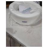 Carex Toilet Seat Riser, Elongated Raised Toilet Seat Adds 3.5 inches to Toilet Height,