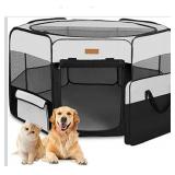 Dog Playpen, Portable Pet Play Pen for Cat, Puppies,