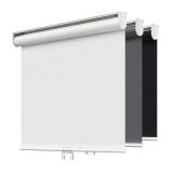 Cordless Roller Shades Blackout Blinds for Windows Room Darkening Rolled Up Shades with Spring System, UV Protection Window Shades Door Blinds for Home and Office,Bedroom (White, 23\" W x 72\" H)