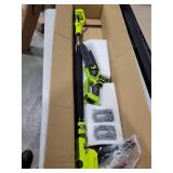 Electric Pole Saws for Tree Trimming, powers on