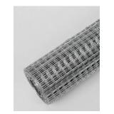 Hardware Cloth 48in x 20ft 1/2 Inch 19 Gauge, Hot-Dipped Galvanized Welded Wire Mesh, Low Carbon Steel, Animal Cage Wire Netting, Garden Wire Mesh