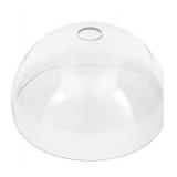 Bowl Glass Lamp Shade Replacement, 1-5/8 inch Fitter, 11.8\" Diameter, 6.1\" Height, Clear Glass Globe Cover