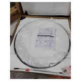 Surface Mount Black Round Circle Bathroom Medicine Cabinet with Mirror Circlular Shaped