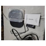 MEPTY Electric Patio Heater, 1500W Infrared Outdoor Heater with Remote, 3 Heat Levels, Noiseless, 24H Timer, Waterproof - Retail $119