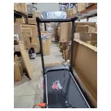 Electric Walking Pad with Handle Bar powers on