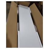 HUANUO 47 x 24 inch Electric Standing Desk Adjustable Height, 4 Memory Height Settings, Sit Stand Up Desk for Home Office & Computer Workstation, White