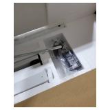 HUANUO 47 x 24 inch Electric Standing Desk Adjustable Height, 4 Memory Height Settings, Sit Stand Up Desk for Home Office & Computer Workstation, White