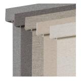 Persilux Blackout Roller Shades for Indoor Window Blinds,Cordless,Linen Fabric,Thermal Insulated Fabric UV Protection Shades for Home,Office,Bedroom,Door,Blackout-Cream, Size 34\"