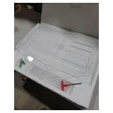 Acrylic Dog House Indoor.Clear Dog Crate for Small Dogs, Modern Indoor Dog Kennel for Most Small Dog Cat Pet (Clear, 15.7 * 21.5 * 27 inch)