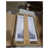VCK 16x24 Picture Frame 4 Pack, Brown Wood Poster Frame with Exclusive Wood Grain, Wall Mounting Hanging