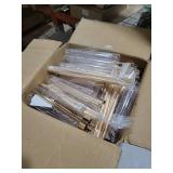 Box of Vincidern  Gold Candelabra 3 Arm Taper Candle Holders with Acrylic Lampshade,