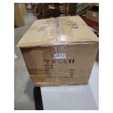 Box of Vincidern  Gold Candelabra 3 Arm Taper Candle Holders with Acrylic Lampshade,