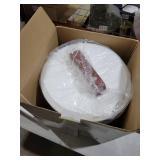 SAMEAT Heated Towel Warmers for Bathroom - Large Towel Warmer Bucket, Wood Handle, Auto Shut Off, Fits Up to Two 40\"X70\" Oversized Towels, White