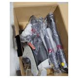 ScrubWiz Steam Mop with Detachable Handheld Steam Cleaner, 10-in-1 Multi Accessories, Quick 10s Heat, 350ml and 2-Level Steamer for Cleaning Floor, Carpet, BBQ Grill, Tile, and Grout, Gray