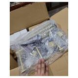 ILLMTW Glass Gold Floor Lamp for Living Room,Bedroom,Mid Century Modern Standing Lamp Brass Tree 3 Light Tall Floor Lamps Vintage Retro Floor Lights Green Flower Lamp Shade Farmhouse Boho Bohemian