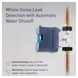 Moen Flo Smart Water Monitor and Automatic Shutoff Sensor, Wi-Fi Water Leak Detector for 3/4-Inch Diameter Pipe, 900-001 * Retail $599.99 *