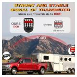 ZUNAICE Wireless Trailer Lights, Adjustable Magnetic LED Trailer Lights with Reflectors, Rechargeable Tow Tail Light Kit for Trucks, Boats, RVs, Campers, IP67 Waterproof