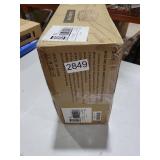 LEDIARY Caged Flush Mount Ceiling Fans with Lights, 23 Inch Farmhouse Low Profile Black Ceiling Fan with Remote, Small Bladeless Fan Lights Ceiling Fixtures for Bedroom, Kitchen- Black