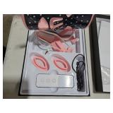 Soeumoir Red Light Therapy Mask, 7 Colors LED Face Mask Red Light Therapy with Rechargeable Controller, Near-Infrared LED Light Therapy Mask with Timing Function for Home Skincare