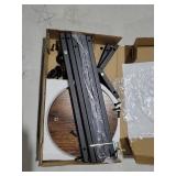 YIZAIJIA Plant Stand Indoor Corner Tall 2 Tier Metal Modern Flower Storage Plant Shelf Holder for Living Room Balcony Garden,Black (2 Tier-Black Round)