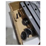 YIZAIJIA Plant Stand Indoor Corner Tall 2 Tier Metal Modern Flower Storage Plant Shelf Holder for Living Room Balcony Garden,Black (2 Tier-Black Round)