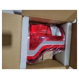 BeamTrack Tail Lights Assembly Compatible with 2015 2016 2017 Ford F-150 Left Driver Side Rear Light Brake Lamp Taillights with Bulbs, Replace FL3Z13405A