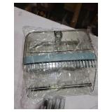 Soft Bristles Green Angle Broom and Dustpan Set, Long Handle Household Indoor Broom with Dustpan Combo Set for Room Kitchen Lobby Office Hardwood Floor Sweeping Floor Cleaning