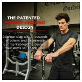 Vikingstrength Forearm Strengthener with Patented Thick Handles - Wrist Roller for Forearm Exercise, Grip Strength, and Injury Prevention