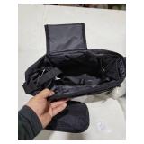 Guiseapue Universal Stroller Organizer with Cup Holder: Baby Essentials, Stroller Caddy Accessories with Detachable Phone Bag, Non-Slip Straps, Fits for Uppababy, Baby Jogger, New Moms Baby Gifts