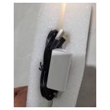 Timjorman Compact Cordless Table Lamp, Rechargeable LED Night Light, Dual Light Source (RGB Top & Warm Bottom), Touch Control & Timer, Metal Lamp for Bedroom & Kids Room (White 1PACK)