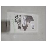 ELETIUO Soundbar Wall Mount Bracket for Samsung, LG, Sony, JBL, Vizio, Sonos and More, Depth Adjustable 3.5-6.1", Soundbar Shelf Under TV, Black