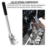 66784 Stud Mount Valve Spring Compressor Removal Tool Remove & Install Valve Springs & Retainers Fit For All 3/8