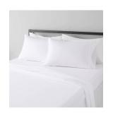 Lightweight Super Soft, Wrinkle-Free, Easy Care Microfiber 4-Piece Bed Sheet Set
