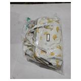 GAIVP Diaper Bag Backpack, Diaper Bags for Baby Girls Boys, Baby Bags for Moms Dads, Nappy Changing Bag with Insulated Pockets,Multi-functional Waterproof Backpack with Stroller straps -Beige Banana