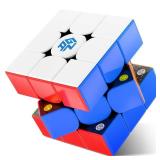 GAN 356 M, 3x3 Magnetic Speed Cube Stickerless 356M Magic Cube with Extra GES, UV Version