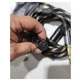 BEZOKABEL XLR to 1/4 Inch (6.35mm) TRS Cable, Balanced XLR Female to 1/4 Adapter 6FT 2Pack, Quarter Inch to Microphone Cable