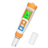 YINMIK Pool Salt Tester New Update 5 in 1 pH TDS EC Salinity Meter for Saltwater Swimming Pools Hot Tub Digital Salinity Tester for Saltwater Aquarium Water More Accuracy pH and ppm Meter Hydroponic