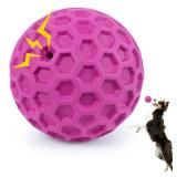 DISSKNIC Interactive Squeaky Dog Balls, Dog Toys for Aggressive Chewers Large Breed for Relieving Anxiety, Tough Dog Chew Toys Balls for Aggressive Chewers, Outdoor Squeaky Cognitive Dog Toys