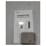 Marchul 2Pcs Pet Comb Flea Comb Set for Cats Dogs, Cat Grooming Brush with Release Button and Stainless Steel Round Teeth, Self-Cleaning Dog Combs for Removing Pet Hair, Knots & Loose Fur, White