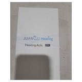 JUANGU Hearing Aids Rechargeable OTC BTE Hearing Aid for Seniors with DSP Processing System Noise Reduction Volume Control Invisible Design