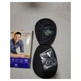 MIPEACE Bluetooth Earplug Headphones, Neckband Wireless Earbuds earplugs-29db Noise Reduction isolating in-Ear earplug Earphones with Controls,IPX6 sweatproof,20+Hour Battery(Blue Green)