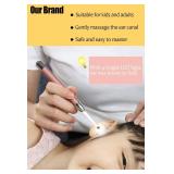 Ear Pick Ear Wax Removal Tool LED Lights Ear Cleaning Kit Updated Version Non-Slip Soft Safety Spoon Head Replaceable and Easy to CleanSafe Material