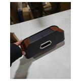 Car Back Seat Organizer with 2 Drink Cup Holder and Tissue Box, Headrest Hanging Storage Box with Hooks and Phone Holder, Multi-Functional Storage for Kids and Travel. (Black)